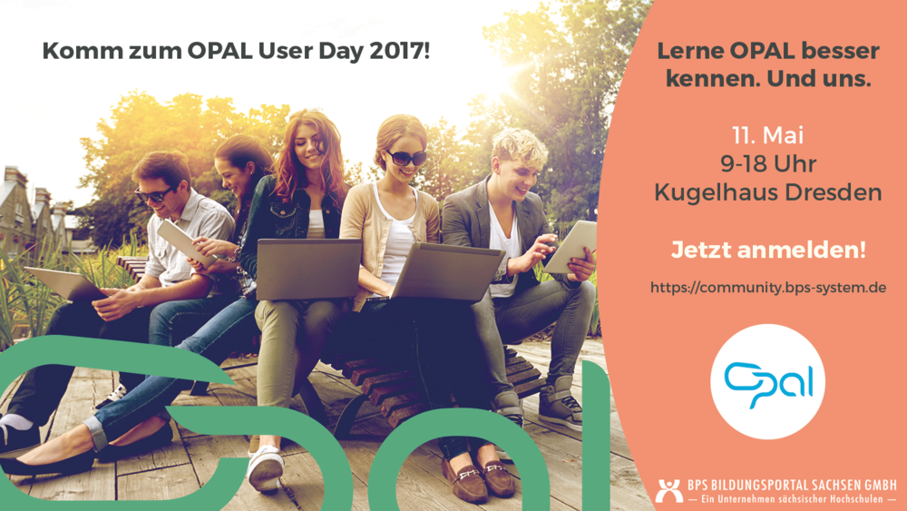 Flyer des OPAL User Day 2017